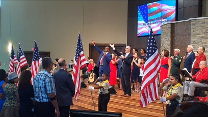Independence Day Celebration at church had some really great music