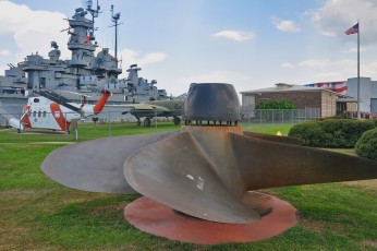 USS Alabama propellor