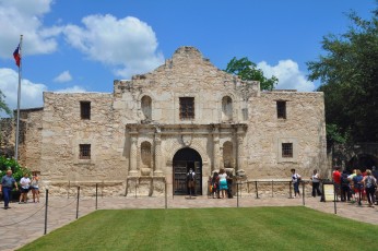 Alamo church entrance