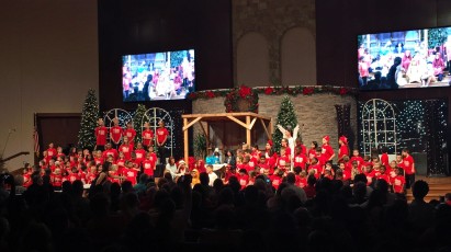 Great job by the church kids choir for this year's Christmas program
