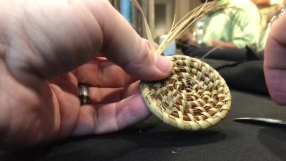 Video of my first experience with basketweaving
