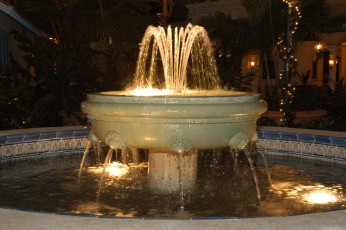 Fountain near the Key West area