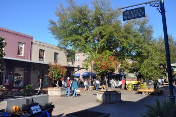 City Market in Savannah's historic district