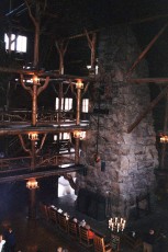 Old Faithful Inn fireplace