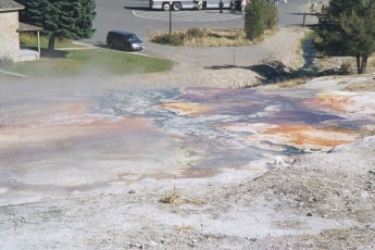 Sulfurous hot spring