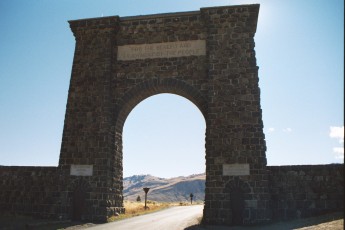 Yellowstone North Entrance, Roosevelt Arch