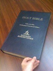 Just transported the 12"x18" 1,500-page Follow the Bible from Hospital Church to Florida Conference