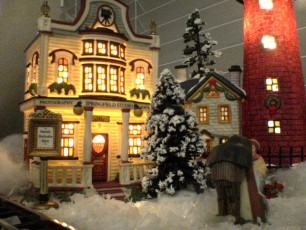 Christmas Village at my parents' house