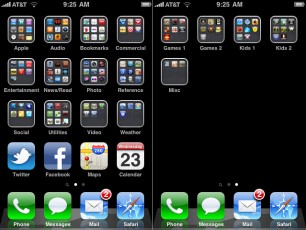 iPhone Home Screens, June 23, 2010