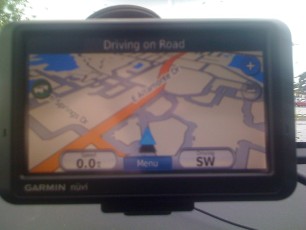 Oh thank you, GPS, I thought I was off-roading