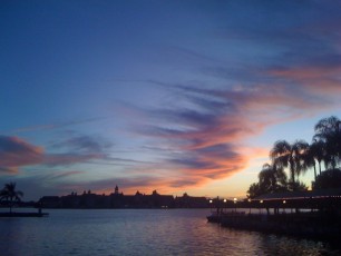 Sunset over Grand Floridian 4