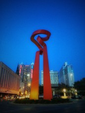 Torch of Friendship sculpture at Alamo Plaza