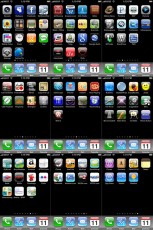 iPhone Home Screens, December 11, 2008
