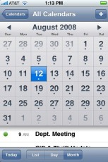 Quirk with new iPhone calendar feature