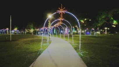 Christmas Eve stroll through Kit Land Nelson Park in Apopka