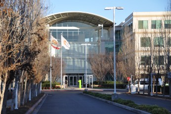 Apple Headquarters entrance