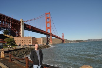 Me at Golden Gate Bridge and Fort Point