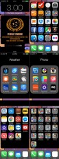 iPhone Home Screens, August 6, 2015