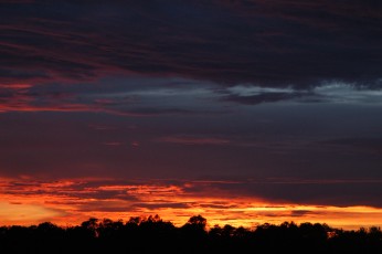 Post-Charley sunset