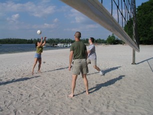 Volleyball at Fort Wilderness Campground