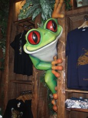 Cha Cha—Rainforest Cafe's mascot