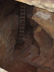 Remnants of early miners