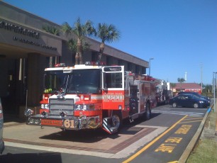 Fire alarm went off at the office. Took fire crews to give us an all clear.