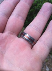 Just noticed the sulfur water made part of my ring brown--weird
