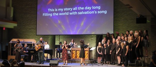 My wife is part of the choir during two services today at Florida Hospital Church—live stream beginning at 9:30am. http://hospitalchurch.org/sermons/watch-live/