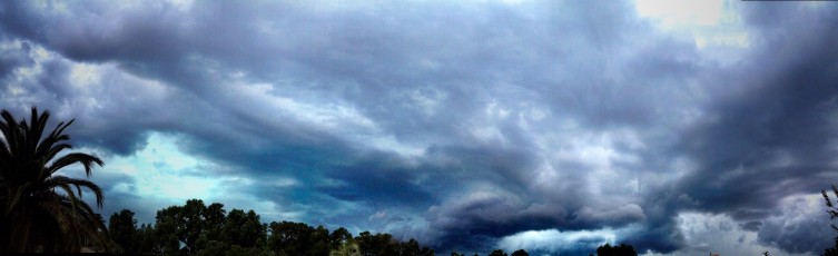 A storm approached us in Longwood…