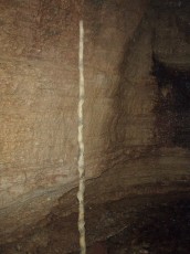 A very tall and skinny stalagmite