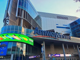 Arriving at Amway Center