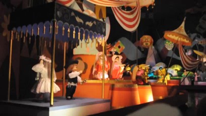 A short video of scenes inside It's a Small World