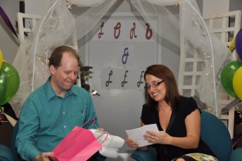 Office wedding shower for Lori and me