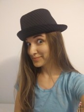 While packing, I uncovered this fedora…but I think I'm wearing it wrong! LOL