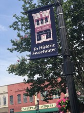 Visiting historic downtown Sweetwater prior to the anniversary celebration