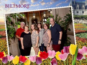 Biltmore mansion official photo stop—garden version