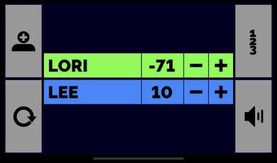 I won the shuffleboard game