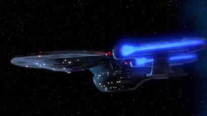 Yesterday's Enterprise: first episode of TNG I've seen in years—remastered HD version looks GREAT