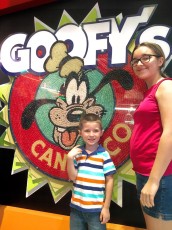 Mason was rather amused at Goofy made with jellybeans