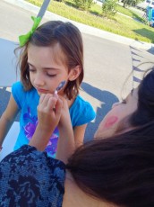 Face painting for Adri