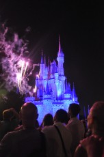 Fireworks over Cinderella Castle