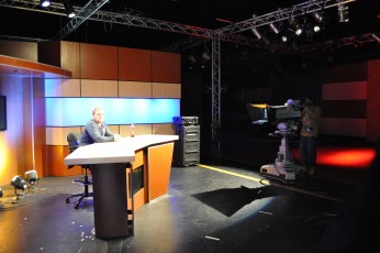 Newsroom studio
