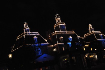 American Adventure lighted outline