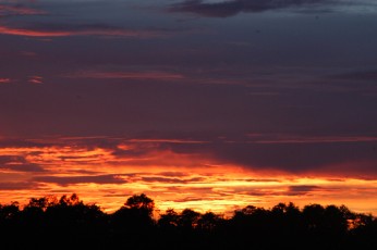 Post-Charley sunset