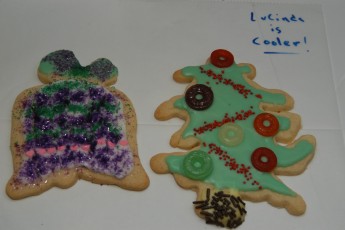 Christmas cookie decorations
