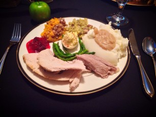 Thanksgiving on a plate