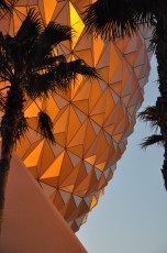 I have a frequent habit of shooting a few odd/creative angles of Spaceship Earth every time I leave Epcot