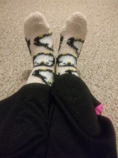 I love my fuzzy penguin socks :-)