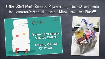 Winner of the Office Department Banner Contest